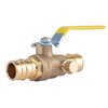 Hausen Heavy Duty Brass Full Port PEX Ball Valve with Drain, with 3/4 in. Expansion PEX Connection, 10PK HA-BV117-10